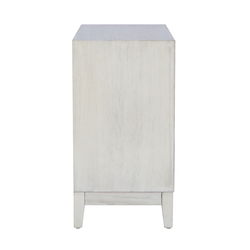 Linon Jennison Accent Cabinet in Antique White