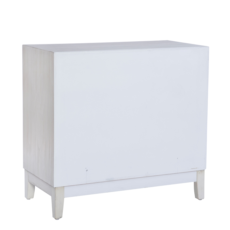 Linon Jennison Accent Cabinet in Antique White
