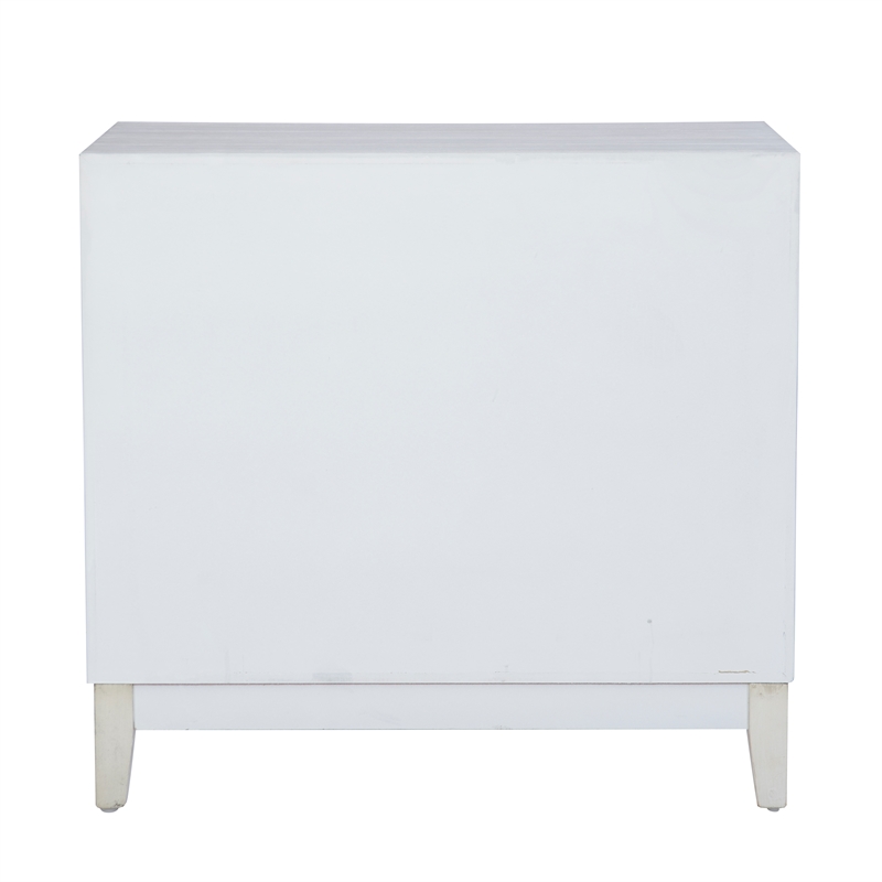 Linon Jennison Accent Cabinet in Antique White