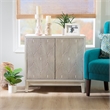 Linon Jennison Accent Cabinet in Antique White