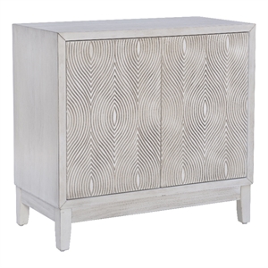 Linon Jennison Accent Cabinet in Antique White