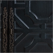 Linon Merrin Wood 2 Door Accent Cabinet in Midnight Blue