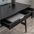Linon Ryker Rattan Desk in Black