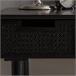 Linon Ryker Rattan Desk in Black