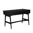 Linon Ryker Rattan Desk in Black