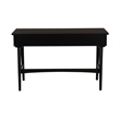 Linon Ryker Rattan Desk in Black