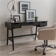 Linon Ryker Rattan Desk in Black