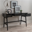 Linon Ryker Rattan Desk in Black