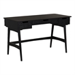 Linon Ryker Rattan Desk in Black