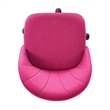 Linon Adalynn Office Rolling Desk Chair in Hot Pink