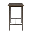 Linon Austin 3 Piece Dining Pub Set in Pewter