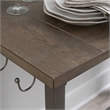 Linon Austin 3 Piece Dining Pub Set in Pewter