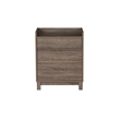 Linon Tracey Mission Office Desk Bookcase File Cabinet in Gray