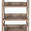 Linon Tracey Mission Office Desk Bookcase File Cabinet in Gray