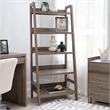 Linon Tracey Mission Office Desk Bookcase File Cabinet in Gray