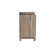 Linon Tracey Mission Office Desk Bookcase File Cabinet in Gray