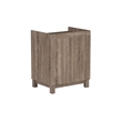 Linon Tracey Mission Office Desk Bookcase File Cabinet in Gray