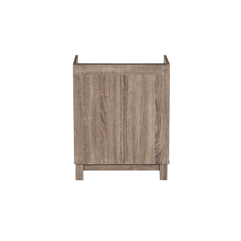 Linon Tracey Mission Office Desk Bookcase File Cabinet in Gray