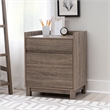 Linon Tracey Mission Office Desk Bookcase File Cabinet in Gray