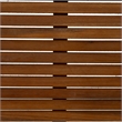 Jubil 4 Piece Outdoor Set with White Cushions and Brown Acacia Wood Frame