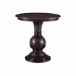 Linon Amelia Round Accent Table Pedestal Base 26.5