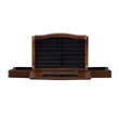Linon Louis Philippe Jewelry Armoire 4 Drawers in Walnut Finished Wood