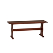 Linon Chelsea Dining Nook Bench in Walnut Stained Pine Wood