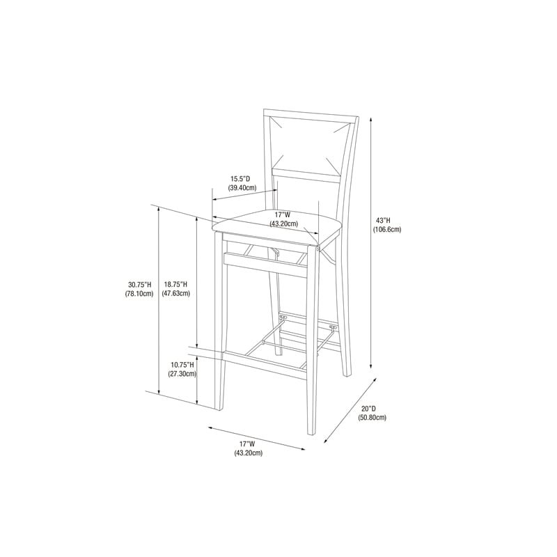 linon folding bar stools