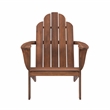 Linon Adirondack Sturdy Solid Acacia Wood Outdoor Chair in Acorn Brown Stain