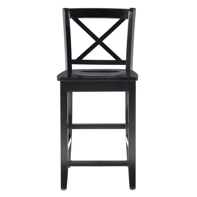 Black x discount back counter stools