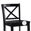 Linon X Back Wood Counter Stool 24