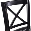 Linon X Back Wood Counter Stool 24