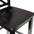 Linon X Back Wood Counter Stool 24