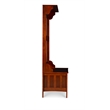 Linon Hall Tree with Storage Bench in Walnut Brown