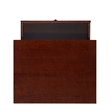Linon Titian Wood One Drawer Laptop Desk in Tobacco Brown