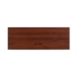 Linon Titian Wood Media Stand with 2 Drawers and Open Storage in Tobacco Brown