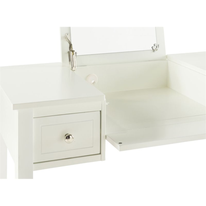 Linon Vanity And Stool In White 98135whtx 01 Kd U