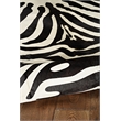 Linon Cowhide Stencil Full Skin in Black