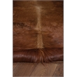 Linon Natural Cowhide Medium Brindle Full Skin in Brown