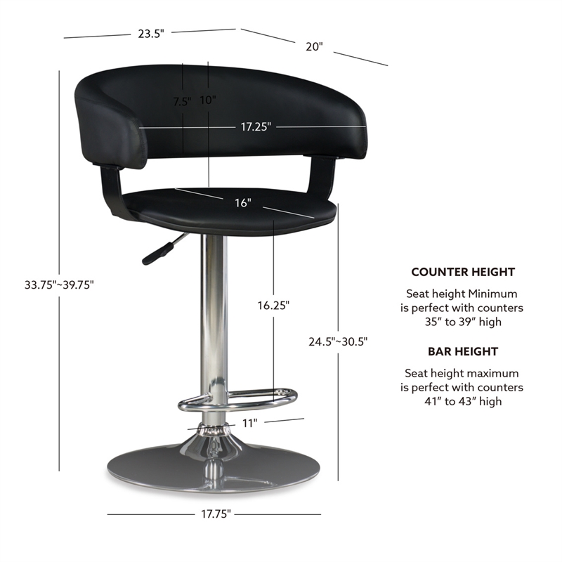 Linon Curved Metal 22