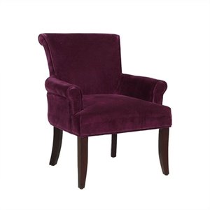 Microfiber Lounge Chair in Purple