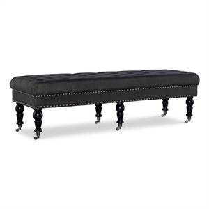 linon isabelle living room bench 62