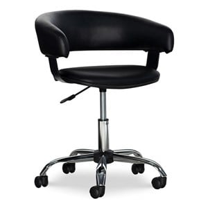 powell faux leather gas lift office swivel chair