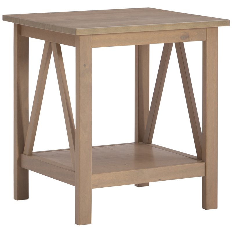 End Table In Rustic Gray 86153gry01u End Table In Rustic Gray