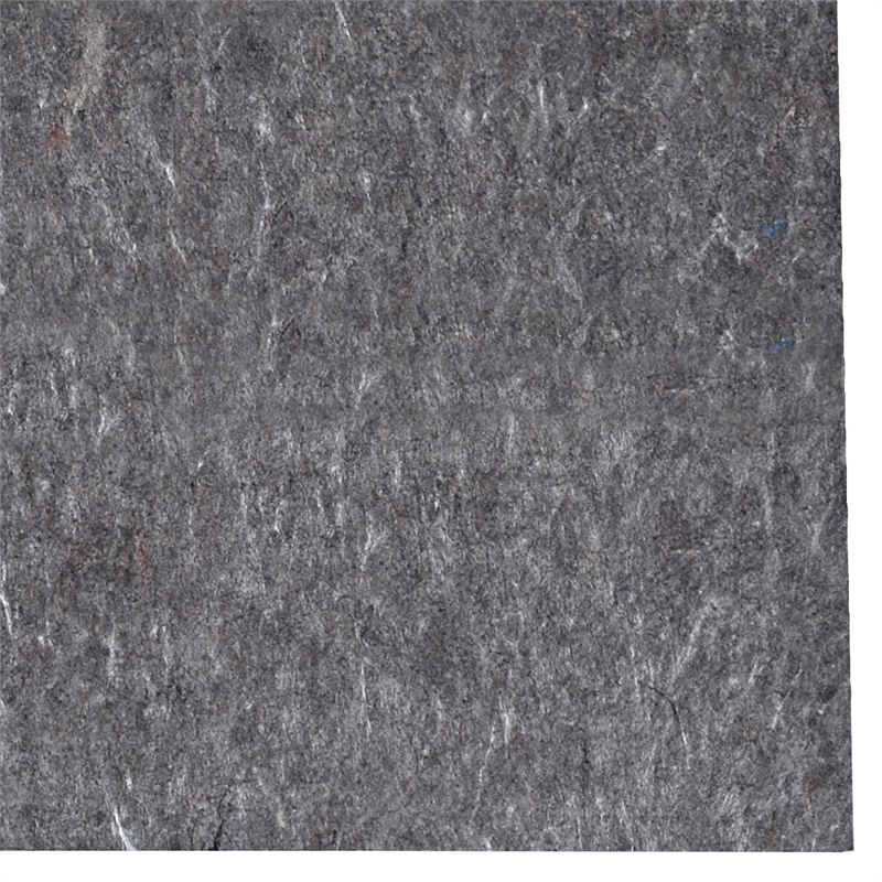 Linon Underlay Premier Plush Felt 12'x18' Rug Pad in Gray