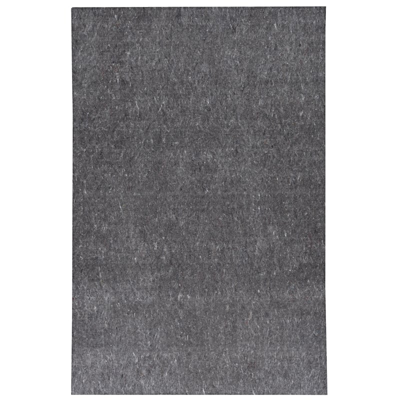 Linon Underlay Premier Plush Felt 2'x14' Rug Pad in Gray
