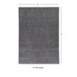 Linon Underlay Premier Plush Felt 6'x9' Rug Pad in Gray
