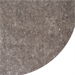 Linon Underlay Premier Plush Felt 8'R Rug Pad in Gray