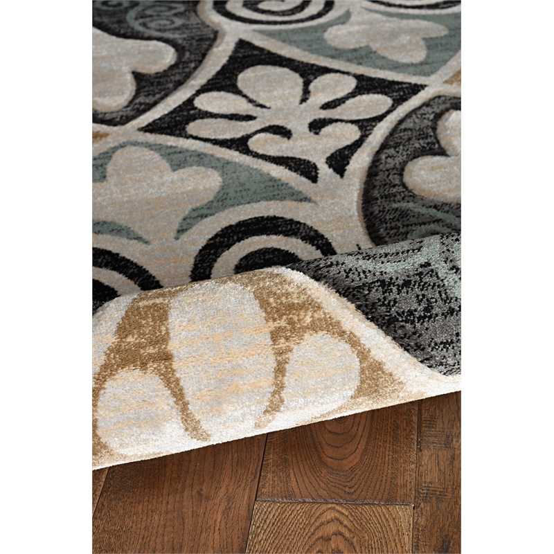 Linon Milan Bilson Machine Made Polypropylene 8'x10'4