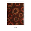 Linon Trio Myra Hand Tufted Polyester 5'x7' Rug in Brown